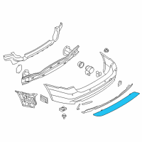 OEM 2016 BMW M3 Rear Reflector, Rear Right Diagram - 63-14-7-848-584