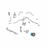 OEM Acura MDX Pump Sub-Assembly, Power Steering (Reman) Diagram - 06561-PGK-505RM