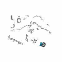 OEM 2001 Acura MDX Pump Sub-Assembly, Power Steering (Reman) Diagram - 06561-PGK-505RM