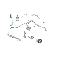 OEM Acura MDX Hose, Oil Tank Diagram - 53733-S3V-A01