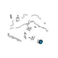 OEM Acura CL Pulley, Power Steering Pump Diagram - 56483-P8C-A01