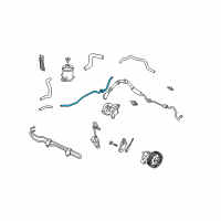 OEM 2003 Honda Pilot Pipe B, Return (10MM) Diagram - 53779-S3V-A00