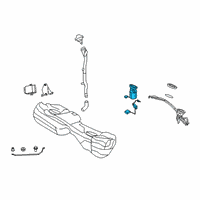 OEM 2009 BMW 335d Fuel Pump Level Sensor Repair Kit Diagram - 16-11-7-190-946