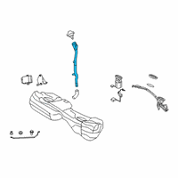 OEM BMW M3 Plastic Filler Pipe Diagram - 16-11-7-203-753