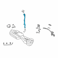 OEM 2010 BMW M3 Plastic Filler Pipe Diagram - 16-11-7-203-753