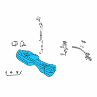 OEM BMW 335d Plastic Fuel Tank Diagram - 16-11-7-283-802