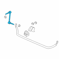 OEM 2014 Chevrolet SS Link Asm-Front Stabilizer Shaft Diagram - 92253276