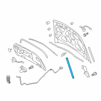 OEM 2010 Lincoln MKS Support Strut Diagram - 8A5Z-16C826-A