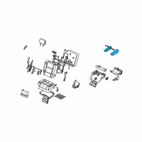 OEM 2006 Infiniti QX56 Rear Seat Armrest Assembly Diagram - 88700-7S601