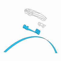 OEM 2008 Mercury Mariner TPMS Sensor Strap Diagram - 6F2Z-1A193-B