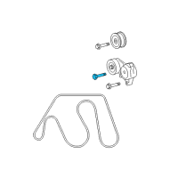 OEM 2015 Lexus LX570 Bolt, HEXAGON Socket Diagram - 90110-A0005