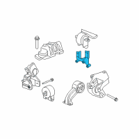 OEM Dodge Journey Bracket-Transmission Mount Diagram - 5085825AB