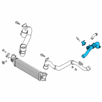 OEM 2019 Ford Edge Air Duct Diagram - K2GZ-6C646-A