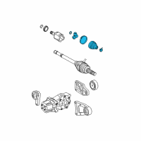 OEM 2012 Toyota RAV4 Boot Kit Diagram - 04439-42030