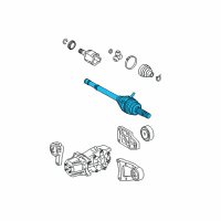 OEM 2012 Toyota RAV4 Outer Joint Assembly Diagram - 42370-49285