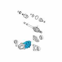 OEM 2007 Toyota RAV4 Differential Assembly Diagram - 41110-42042