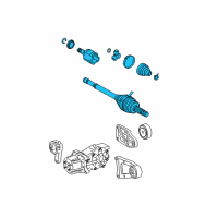 OEM 2006 Toyota RAV4 Shaft & Joint Assembly Diagram - 42330-42050