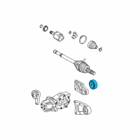 OEM 2010 Toyota RAV4 Cushion Diagram - 41651-0R020