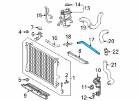 OEM Lexus HOSE, WATER BY-PASS Diagram - 16267-25030