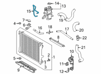 OEM Lexus NX350h HOSE, WATER BY-PASS Diagram - 16283-25080