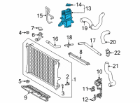 OEM 2022 Lexus NX350 Coolant Reservoir Diagram - 1647025050