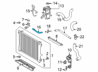 OEM 2022 Lexus NX350 HOSE, WATER BY-PASS Diagram - 16282-25120