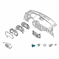 OEM 2021 Hyundai Veloster SWTICH Assembly-Button Start Diagram - 93500-J3000-4X