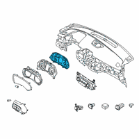 OEM 2020 Hyundai Veloster N Switch Assembly-Side Crash Pad Diagram - 93700-J3100-YPN