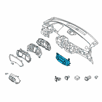 OEM Hyundai Veloster N Heater Control Assembly Diagram - 97250-K9220-YPN