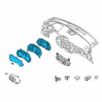 OEM Hyundai Veloster N Cluster Assembly-Instrument Diagram - 94003-K9700