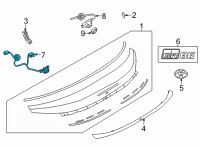 OEM Toyota GR86 Trunk Switch Diagram - SU003-09364