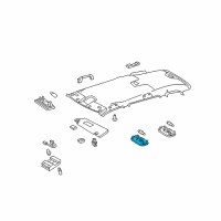 OEM 2008 Toyota Highlander Dome Lamp Diagram - 81260-48290-B0