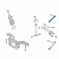 OEM 2011 Ford Escape Lateral Link Diagram - 9L8Z-5500-B