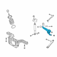 OEM 2010 Mercury Mariner Trailing Arm Diagram - AL8Z5500B