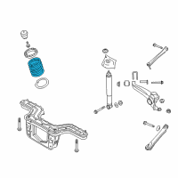 OEM 2009 Ford Escape Coil Spring Diagram - 9L8Z-5560-B