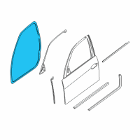 OEM 1998 BMW 750iL Front Door Seal Diagram - 51-21-9-069-322