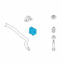 OEM Pontiac Stabilizer Bar Insulator Diagram - 10275555