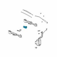 OEM Saturn Ion Wiper Motor Diagram - 22664679