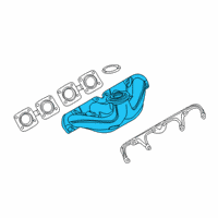 OEM 2022 BMW M850i xDrive Gran Coupe EXHAUST MANIFOLD Diagram - 11-62-8-681-196