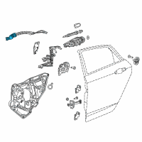 OEM 2017 Chrysler 200 Handle-Door Interior Diagram - 68249054AA