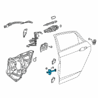 OEM 2017 Chrysler 200 Check-Rear Door Diagram - 68145322AE
