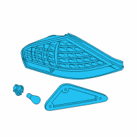 OEM 2005 BMW 645Ci Tail Light, Left Diagram - 63-21-7-170-977