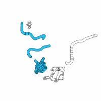 OEM Acura Water Pump Kit, Electric Diagram - 06060-R9S-000