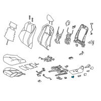 OEM Toyota C-HR Lumbar Switch Diagram - 84920-47010