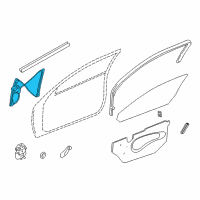 OEM 2002 Pontiac Grand Am Window Regulator Diagram - 89044650