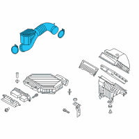 OEM 2020 Hyundai Tucson Hose Assembly-Air Intake Diagram - 28130-D3300