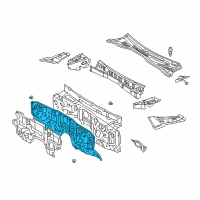 OEM 2007 Toyota 4Runner Dash Panel Diagram - 55101-3M471