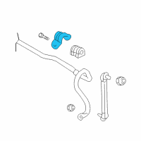 OEM 2009 Nissan Cube Bracket STABILIZER RH Diagram - 54614-AX400