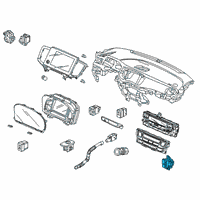 OEM 2020 Honda Passport Switch Assembly, Driver Side Heated Seat Diagram - 35650-TG7-A11