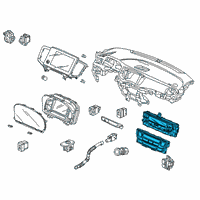 OEM 2020 Honda Passport Control Assembly (Deep Black) Diagram - 79600-TGS-A61ZA